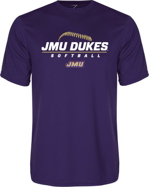 James Madison Syntrel Performance Tee JMU Dukes Softball Stacked - ONLINE ONLY