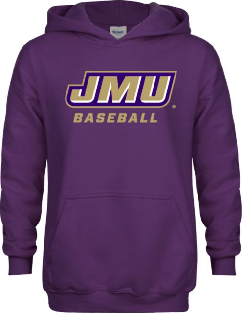 James Madison Youth Fleece Hoodie Baseball - ONLINE ONLY