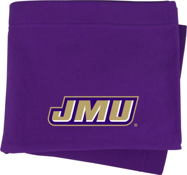 James Madison Sweatshirt Blanket Primary Logo - ONLINE ONLY