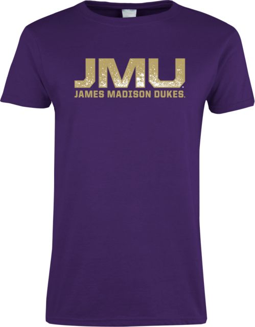 James Madison Ladies T-Shirt JMU James Madison Dukes Textured - ONLINE ONLY