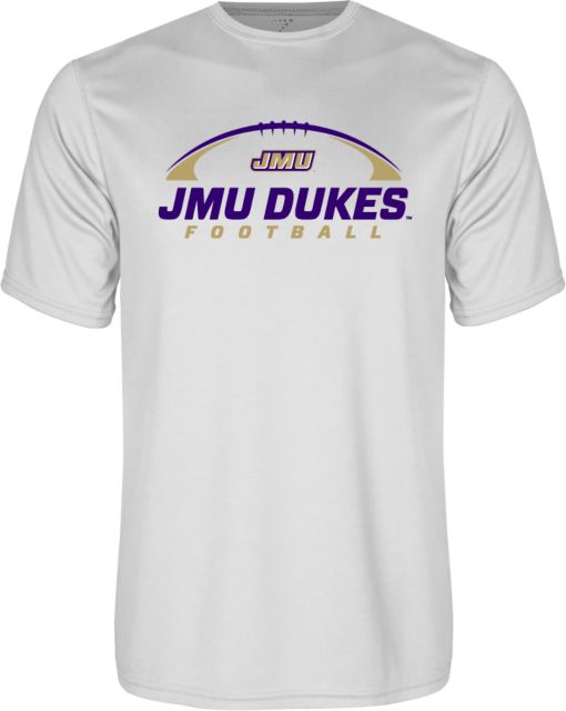James Madison Syntrel Performance Tee JMU Dukes Football Under Ball - ONLINE ONLY