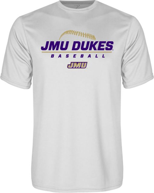 James Madison Syntrel Performance Tee JMU Dukes Baseball Stacked - ONLINE ONLY