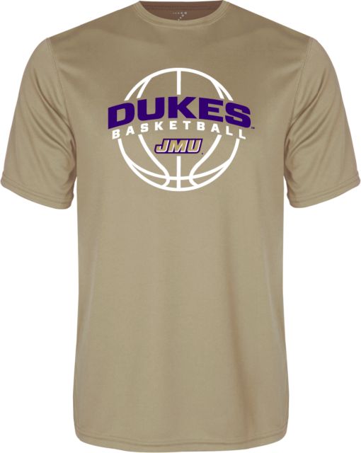 James Madison Syntrel Performance Tee Dukes Basketball Arched w/ Ball - ONLINE ONLY