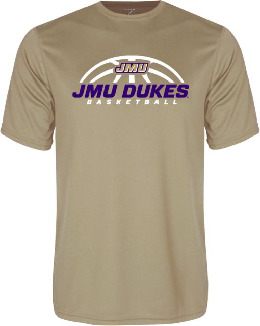 James Madison Syntrel Performance Tee JMU Dukes Basketball Half Ball - ONLINE ONLY