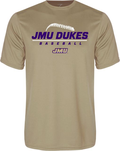 James Madison Syntrel Performance Tee JMU Dukes Baseball Stacked - ONLINE ONLY