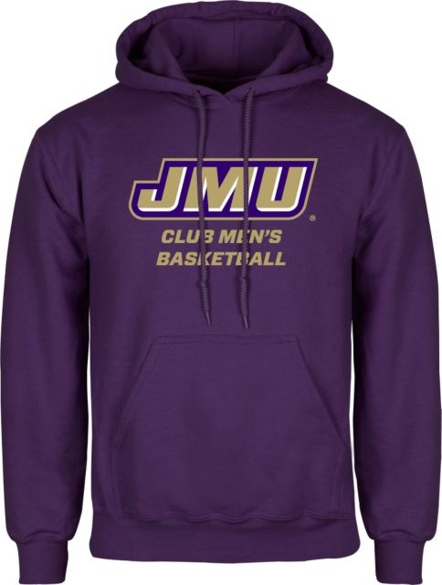 James Madison Fleece Hoodie Club Mens Basketball - ONLINE ONLY