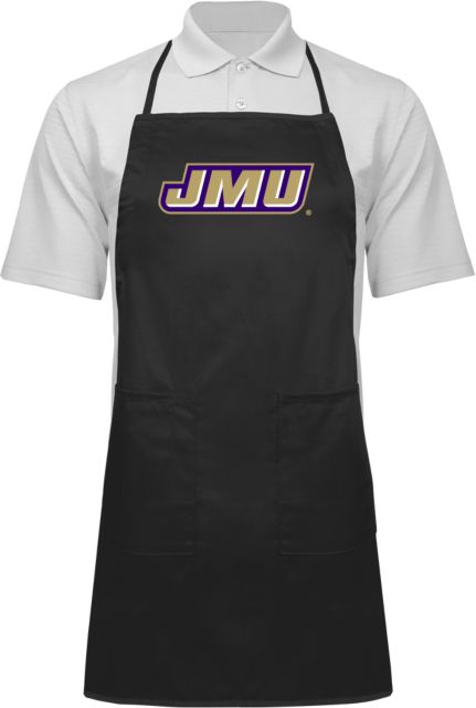 James Madison Full Length Apron Primary Logo - ONLINE ONLY