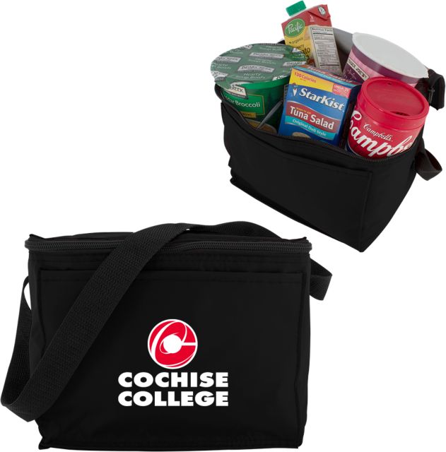 Cochise College Six Pack Cooler Cochise College Stacked - ONLINE ONLY
