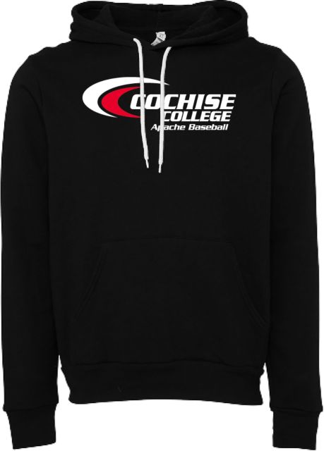 Cochise College Bella + Canvas Fleece Hood Cochise College Apaches Baseball - ONLINE ONLY