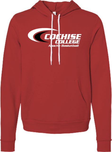 Cochise College Bella + Canvas Fleece Hood Cochise College Apaches Basketball - ONLINE ONLY