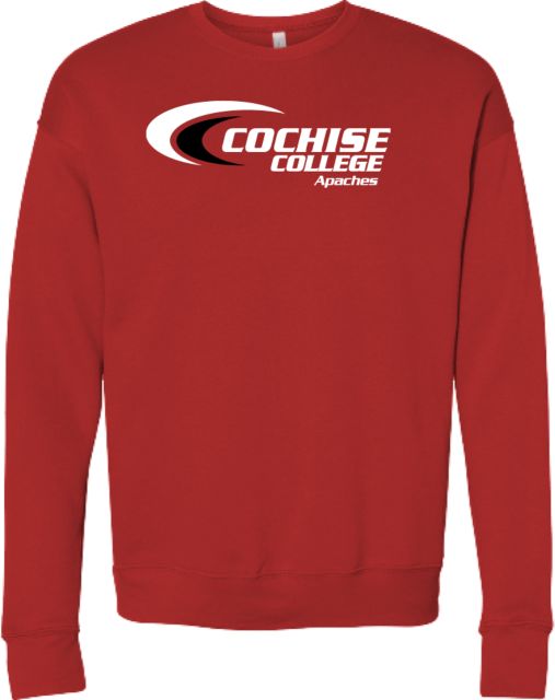 Cochise College Bella + Canvas Fleece Crew Cochise College Apaches - ONLINE ONLY