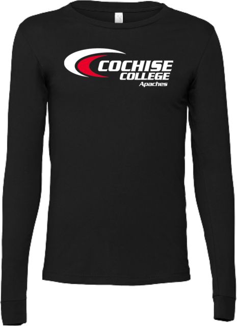 Cochise College Bella + Canvas Jersey Cotton Long Sleeve T Shirt Cochise College Apaches - ONLINE ONLY