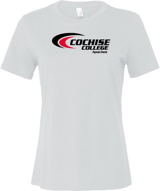 Cochise College Bella + Canvas Womens Relaxed Cotton T Shirt Cochise College Apaches - ONLINE ONLY