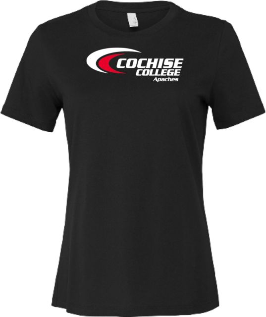 Cochise College Bella + Canvas Womens Relaxed Cotton T Shirt Cochise College Apaches - ONLINE ONLY