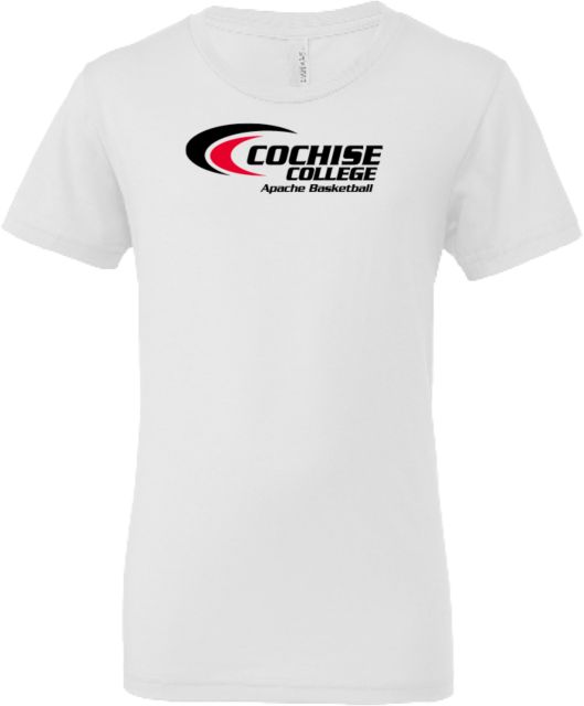 Cochise College Bella + Canvas Youth Jersey T Shirt Cochise College Apaches Basketball - ONLINE ONLY