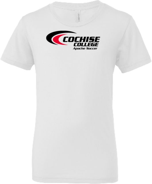 Cochise College Bella + Canvas Youth Jersey T Shirt Cochise College Apaches Soccer - ONLINE ONLY