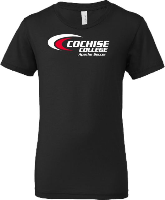 Cochise College Bella + Canvas Youth Jersey T Shirt Cochise College Apaches Soccer - ONLINE ONLY