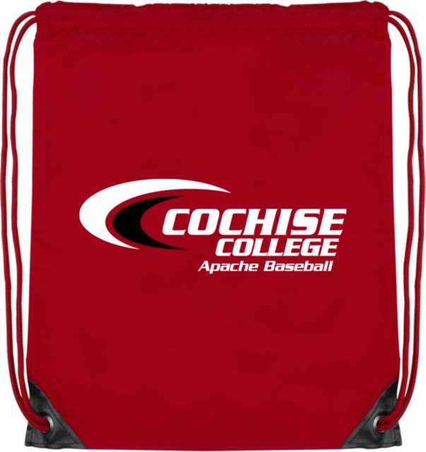 Cochise College Drawstring Backpack Cochise College Apaches Baseball - ONLINE ONLY