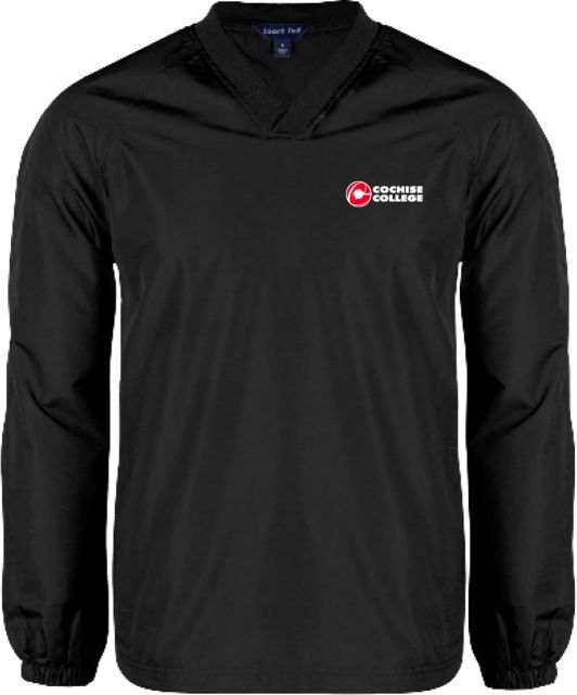 Cochise College V Neck Raglan Windshirt Cochise College Side Stacked - ONLINE ONLY