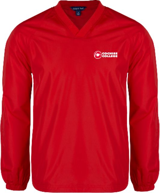 Cochise College V Neck Raglan Windshirt Cochise College Side Stacked - ONLINE ONLY