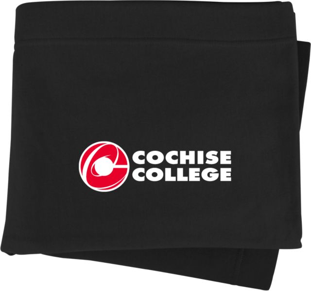 Cochise College Sweatshirt Blanket Cochise College Side Stacked - ONLINE ONLY