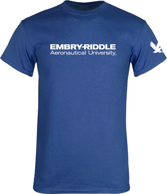 Embry Riddle Worldwide T Shirt ERAU Wordmark - ONLINE ONLY