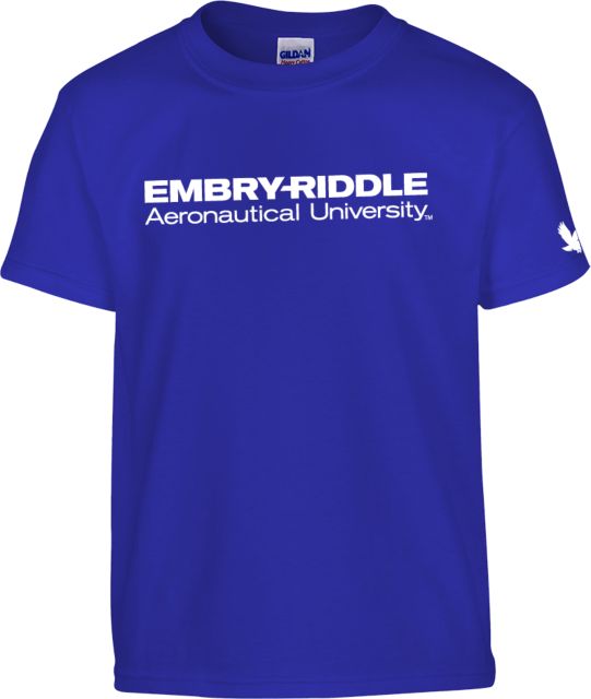 Embry Riddle Worldwide Youth T Shirt ERAU Wordmark - ONLINE ONLY