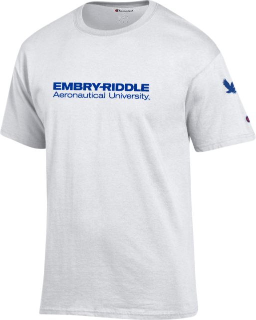 Embry Riddle Worldwide Champion T Shirt ERAU Wordmark - ONLINE ONLY