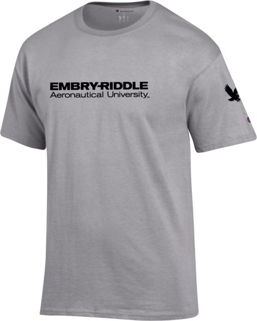 Embry Riddle Worldwide Champion Oxford T Shirt ERAU Wordmark - ONLINE ONLY