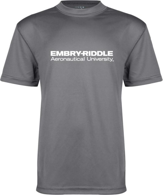 Embry Riddle Worldwide Youth Performance Tee ERAU Wordmark - ONLINE ONLY