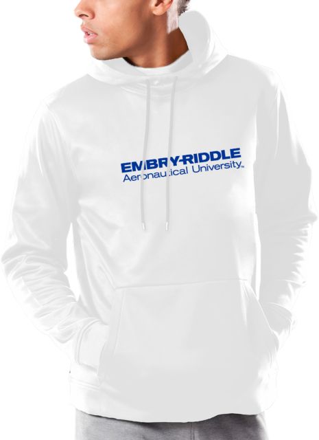 Embry Riddle Worldwide Under Armour Armour Fleece Hoodie ERAU Wordmark - ONLINE ONLY