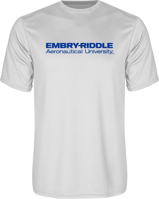 Embry Riddle Worldwide Performance Tee ERAU Wordmark - ONLINE ONLY