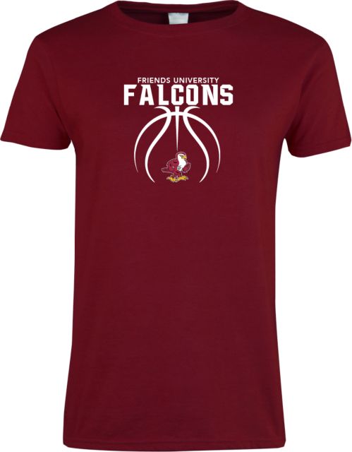 Friends Ladies T Shirt Basketball In Ball - ONLINE ONLY: Friends University