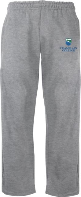 Champlain Fleece Open Bottom Pant Champlain College w/ Shield Stacked - ONLINE ONLY