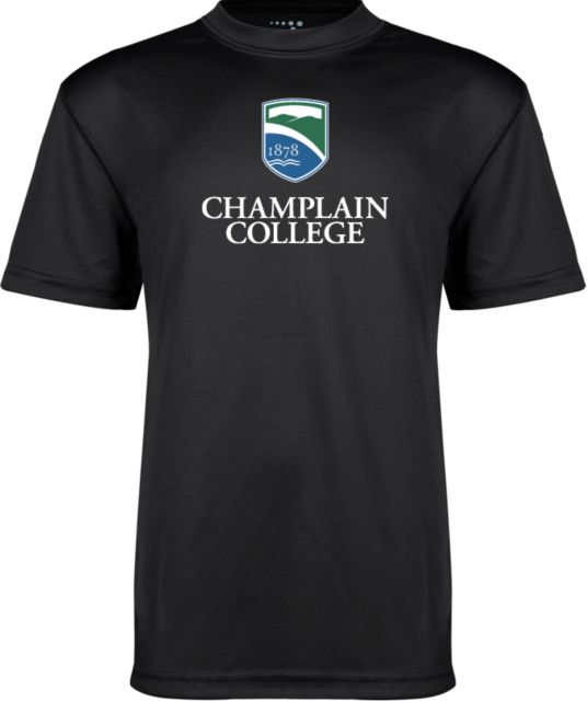 Champlain Youth Performance Tee Champlain College w/ Shield Stacked - ONLINE ONLY