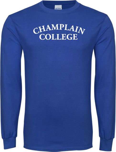 Champlain Long Sleeve T Shirt Arched Champlain College - ONLINE ONLY