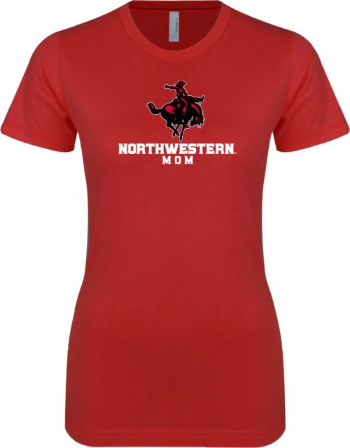 Northwestern OK Next Level Ladies SoftStyle Junior Fitted Tee Northwestern Mom - ONLINE ONLY