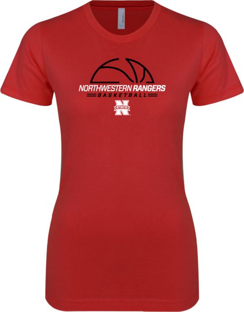 Northwestern OK Next Level Ladies SoftStyle Junior Fitted Tee Rangers Basketball - ONLINE ONLY
