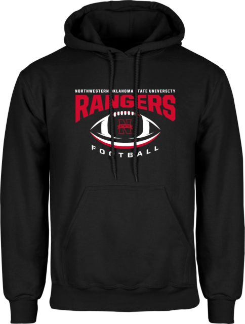 Northwestern OK Fleece Hoodie Rangers Football - ONLINE ONLY