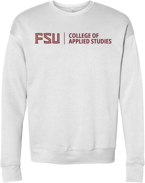 Florida State Bella + Canvas Fleece Crew College of Applied Studies - FSU - ONLINE ONLY