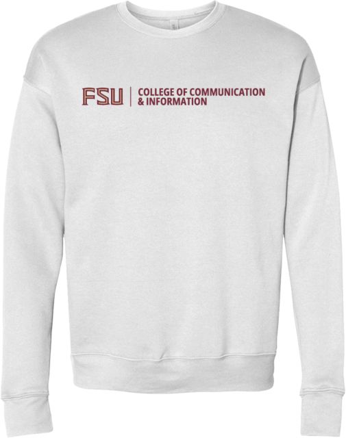 Florida State Bella + Canvas Fleece Crew College of Communication and Information - FSU - ONLINE ONLY