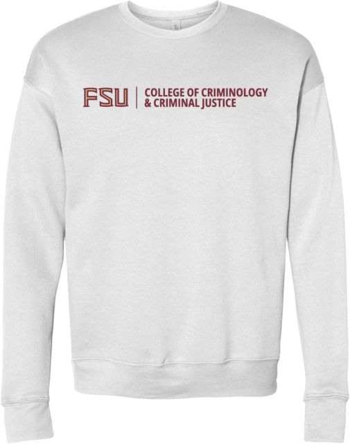 Florida State Bella + Canvas Fleece Crew College of Criminology and Criminal Justice - FSU - ONLINE ONLY