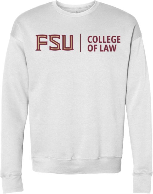 Florida State Bella + Canvas Fleece Crew College of Law - FSU - ONLINE ONLY