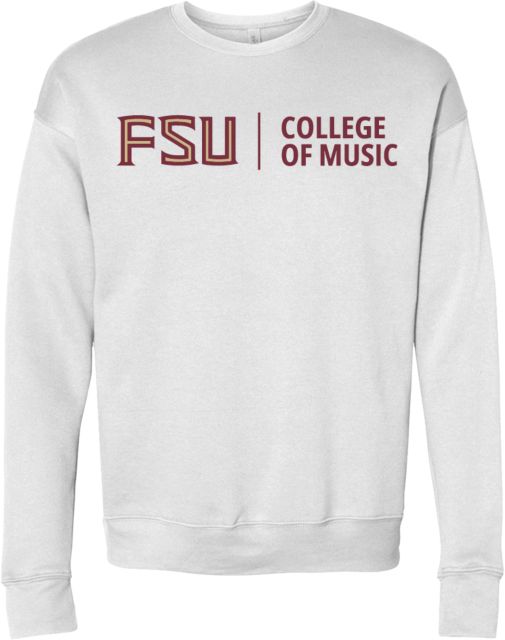 Florida State Bella + Canvas Fleece Crew College of Music - FSU - ONLINE ONLY