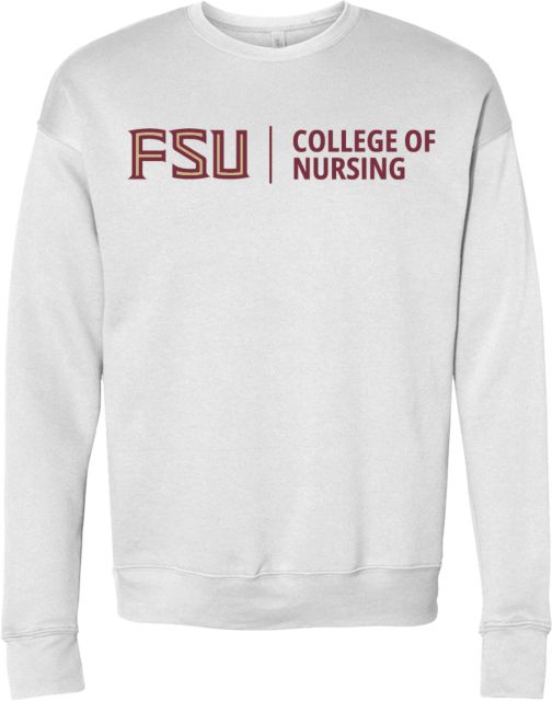 Florida State Bella + Canvas Fleece Crew College of Nursing - FSU - ONLINE ONLY