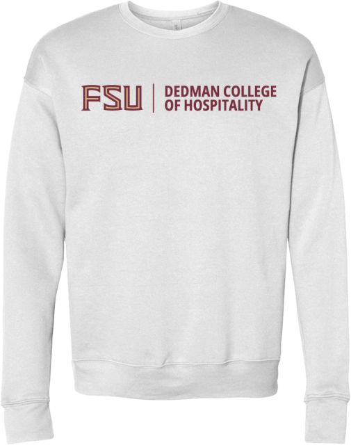 Florida State Bella + Canvas Fleece Crew Dedman College of Hospitality - FSU - ONLINE ONLY
