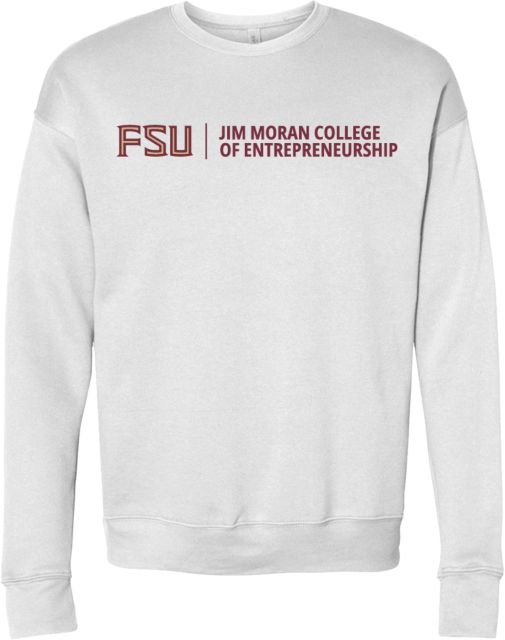 Florida State Bella + Canvas Fleece Crew Jim Moran College of Entrepreneurship - FSU - ONLINE ONLY