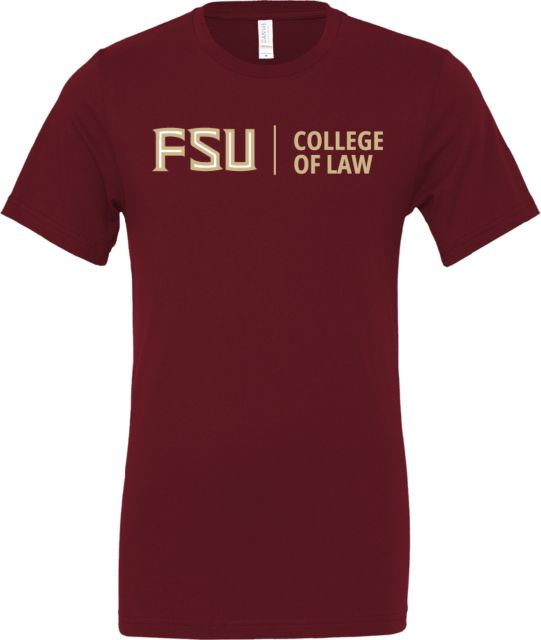 Florida State Bella + Canvas Jersey Cotton T Shirt College of Law - FSU - ONLINE ONLY