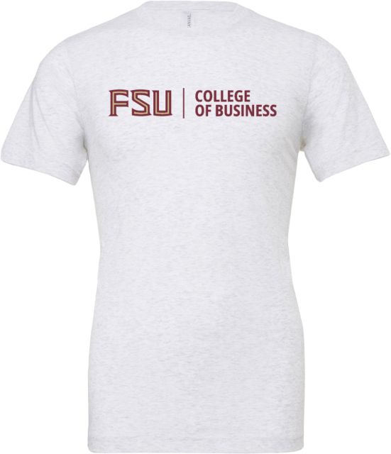 Florida State Bella + Canvas Jersey Cotton T Shirt College of Business - FSU - ONLINE ONLY