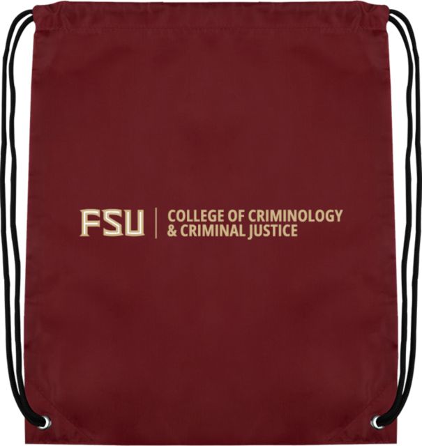 Florida State Drawstring Backpack College of Criminology and Criminal Justice - FSU - ONLINE ONLY